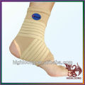 Thermal Durable Knitting Diagonal Stripe Adjustable Ankle Support